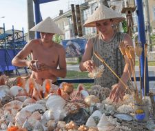 Souvenirs sellers