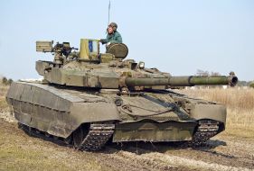 The test of «Oplot» Ukrainian tank