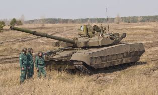 The test of «Oplot» Ukrainian tank
