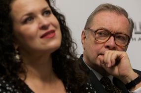 Kshishtof Zanussi and Ruslana Pisanka