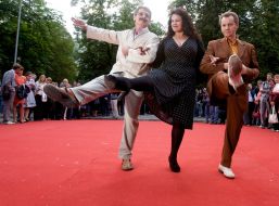 Boris Barskiy, Ruslana Pisanka and Georgiy Deliev