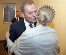 Yuliya Timoshenko and Donald Tusk