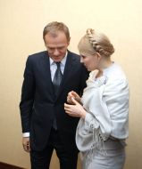 Yuliya Timoshenko and Donald Tusk