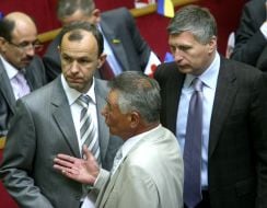 Andrey Kozhemyakin, Aleksandr Omelchenko and Bogdan Gubskiy