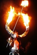 Участник фестиваля огня ”Kiev FIRE Fest-2009”