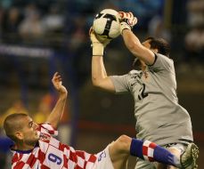 Mladen Petric and Verdan Runie