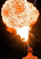Участник фестиваля огня ”Kiev FIRE Fest-2009”