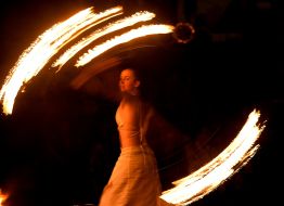 Участница фестиваля огня ”Kiev FIRE Fest-2009”