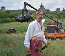 Актер на съемочной площадке