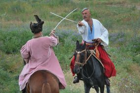 Актеры на съемочной площадке