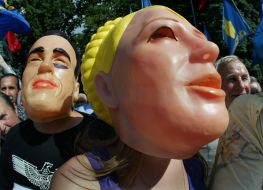 Viktor Yanukovich and Yuliya Timoshenko