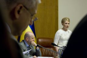 Yuliya Timoshenko and Aleksandr Turchinov