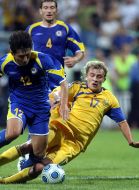 Farkhadbek Irismetov, Rinat Abdulin and Maksim Kalinichenko