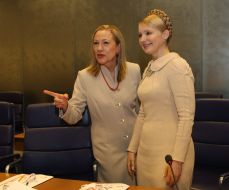 Benita Ferrero-Waldner and Yuliya Timoshenko