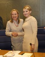 Benita Ferrero-Waldner and Yuliya Timoshenko