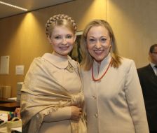 Бенита Ферреро-Вальднер и  Юлия Тимошенко