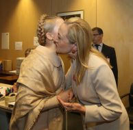 Бенита Ферреро-Вальднер и  Юлия Тимошенко