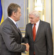Viktor Yushchenko and Frank-Walter Steinmeier