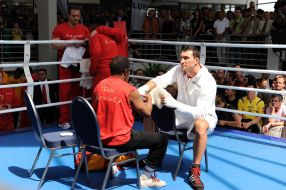 Владимир Кличко и Эмануэль Стюард