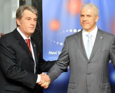 Viktor Yushchenko and Boris Tadich
