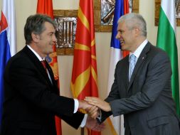 Viktor Yushchenko and Boris Tadich