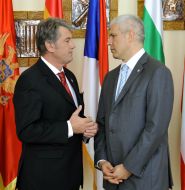 Viktor Yushchenko and Boris Tadich