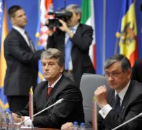 Viktor Yushchenko and Danilo Tyurk