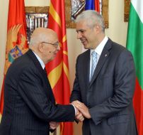 Boris Tadich and Giorgio Napolitano