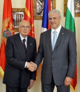Boris Tadich and Giorgio Napolitano