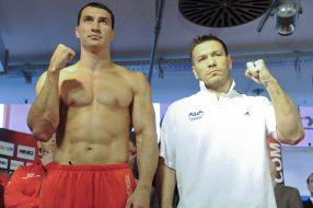 Vladimir Klichko and Ruslan Chagaev