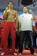 Vladimir Klichko and Ruslan Chagaev