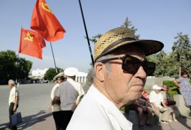 The mass meeting participant