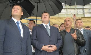 Viktor Yanukovich, Mikhail Dobkin and Aleksandr Yaroslavsky