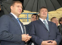Viktor Yanukovich and Mikhail Dobkin
