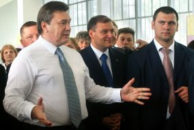 Viktor Yanukovich and Mikhaol Dobkin