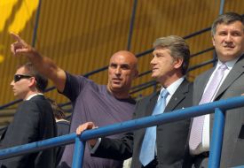 Viktor Yushchenko, Arsen Avakov and Aleksandr Yaroslavsky