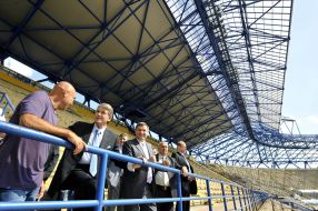 Viktor Yushchenko, Arsen Avakov and Aleksandr Yaroslavsky