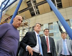 Viktor Yushchenko, Yuriy Pavlenko and Aleksandr Yaroslavsky