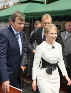 Yuliya Timoshenko, Nikolay Kmit and Andrey Sadovy