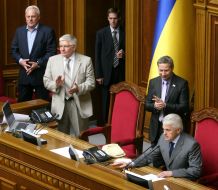 Mikhail Chechetov, Vladislav Lukyanov and Vladimir Litvin