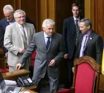 Mikhail Chechetov, Vladislav Lukyanov and Vladimir Litvin