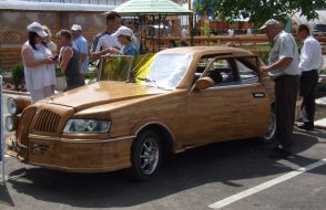 Wooden car