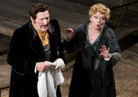 Alisa Freyndlikh and Oleg Basiashvili