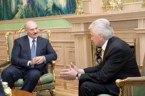 Александр Лукашенко и Владимир Литвин