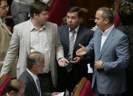 Vladimir Litvin, Taras Stetskiv and Vladimir Aryev