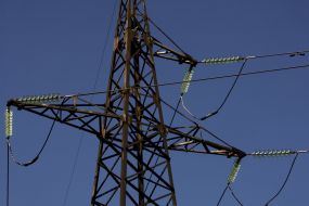 High-voltages lines of electricity transmissions