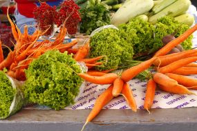 Vegetables at the market