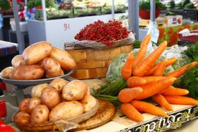 Vegetables at the market