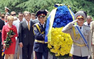Viktor Yushchenko and Raisa Bogatyryova