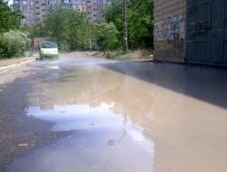 Прорыв трубы